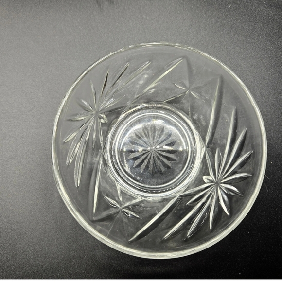 6 Anchor Hocking Prescut Starburst Custard Dessert Fruit Oatmeal Cups - Picture 2 of 5